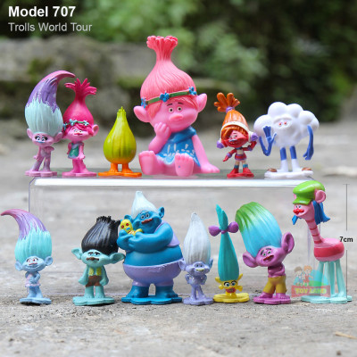 Action Figure Set - Model 707 : Trolls World Tour